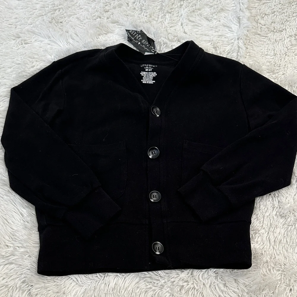 🦆 NWT Little Bipsy Fleece Cardigan